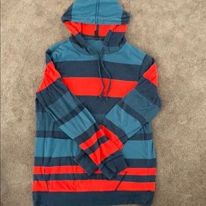 Oceancurrent long sleeve hooded shirt